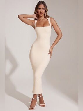 white christmas dresses Jasmin Bead-Embellished Tulle Midi Dress | Made-To-Order